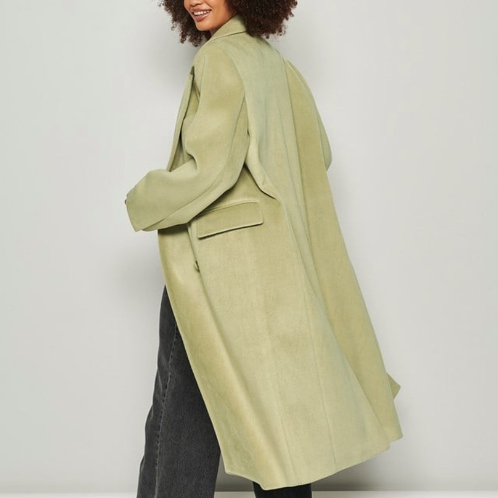 Sage Green Straight Coat